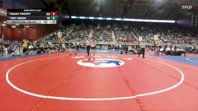 2A-138 lbs 1st Place Match - Trey Breen, Tongue River vs Roany Proffit, Kemmerer