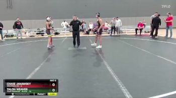 110 lbs Quarterfinals (8 Team) - Chase Janawsky, Wolfpack WC vs Talon Weaver, Team Donahoe - Black