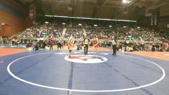 2A-175 lbs 3rd Place Match - Clay Teichert, Cokeville vs Logan Halls, Cokeville