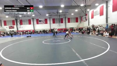 120 lbs Champ. Round 2 - Adriana Hartzell, New Plymouth vs Gracie Price, Thunder Ridge