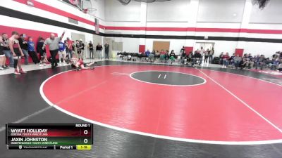 100-105 lbs Round 1 - Wyatt Holliday, Odessa Youth Wrestling vs Jaxin Johnston, Independence Youth Wrestling