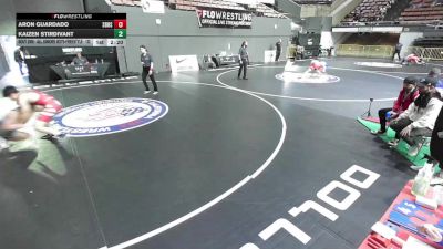 Cons. Round 5 - Aron Guardado, South Bakersfield High School Wrestling vs Kaizen Stirdivant