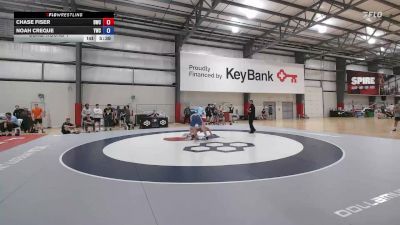 70 kg Cons. Round 1 - Chase Fiser, Dubuque Wrestling Club vs Noah Creque, Yellowjacket Wrestling Club