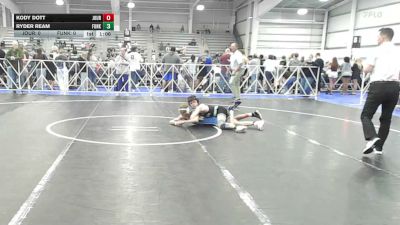 106 lbs Rr Rnd 1 - Kody Dott, Journeymen Blue - HSB vs Ryder Ream, Funk City - HSB