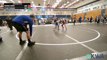 64-67 lbs Consolation - Takoda Owen, ARDMORE TAKEDOWN CLUB vs Tyler Thomas, Choctaw Ironman