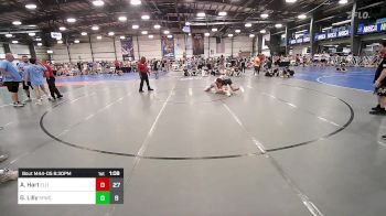 160 lbs Rr Rnd 2 - Alex Hart, Elite NJ HSB Red vs Gabe Lilly, Forge H/S 1