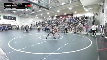 157 lbs Cons. Round 1 - Landon MacGill, Fullerton vs Andres Ayala, Costa Mesa