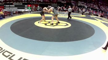 D3-215 lbs Champ. Round 1 - Alex Young, Seneca East vs Knox McKibben, Harrison Central