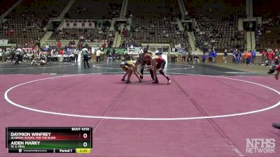 1A-4A 138 Semifinal - Daymion Winfrey, Alabama School For The Blind vs Aiden Marky, W. S. Neal