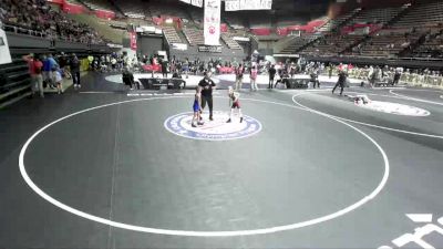 49 lbs Cons. Semis - Colin Crow, Gladiator Wrestling vs Dewayne Paul Alonzo, Wright Wrestling Academy