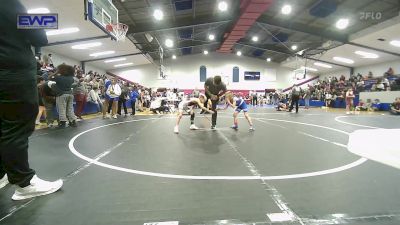 58 lbs Consolation - Nash McCuistion, Tiger Trained Wrestling vs Chance Peters, Claremore Wrestling Club