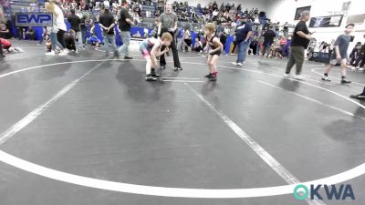 58 lbs Quarterfinal - David Johnson, Carl Albert vs Wyatt Lancaster, Norman Grappling Club