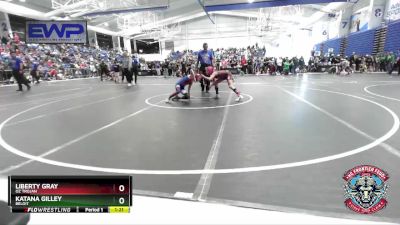 90 lbs Cons. Round 2 - Katana Gilley, Beloit vs Liberty Gray, OZ Trojan