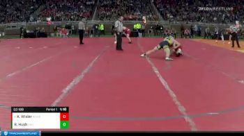 D2-189 lbs Quarterfinal - Kael Wisler, New Boston Huron vs Riley Hush, Gaylord