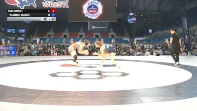 140 lbs Semis - Ema Durst, Illinois vs Maddie Marsh, Indiana