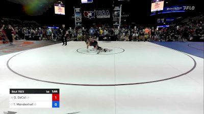 88 lbs Cons 16 #2 - Gavyn DeCol, UT vs Tristan Mendenhall, ID