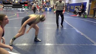 125 lbs Consy 4 - Ella Kasunic, UnAttached vs Mattie Bush, Philipsburg Osceola