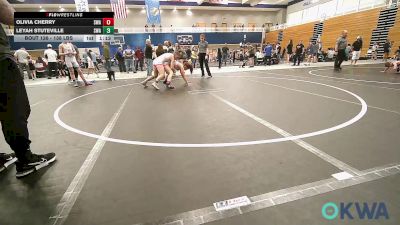 138 lbs Final - Olivia Cherry, Shelton Wrestling Academy vs Leyah Stuteville, Shelton Wrestling Academy