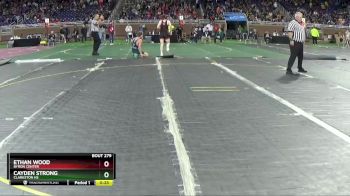 D1-144 lbs Cons. Round 2 - Cayden Strong, Clarkston HS vs Ethan Wood, Byron Center