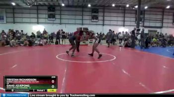 200 lbs Round 4 (6 Team) - David Adjepong, HEAVY HITTING HAMMERS vs Trystan Richardson, NORTH CAROLINA WRESTLING FACTORY