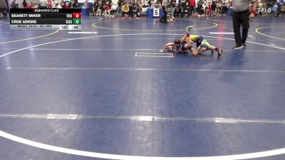 60 lbs Round Of 16 - Bearett Miker, TriState Hammers vs Crue Adkins, Saegertown