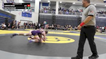 165 lbs Cons. Round 2 - Griffin Fowler, Bryan High School vs Carson Music, Bath