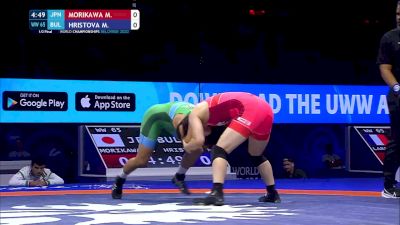 65 kg 1/2 Final - Miwa Morikawa, Japan vs Mimi Nikolova Hristova, Bulgaria