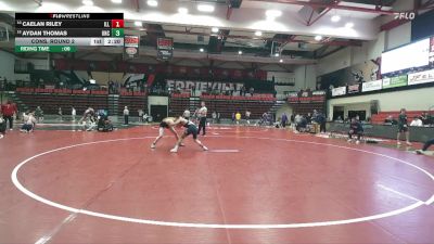 125 lbs Cons. Round 2 - Caelan Riley, Illinois vs Aydan Thomas, Northern Colorado