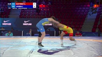 53 kg 1/8 Final - Assylzat Sagymbay, Kazakhstan vs Iulia Leorda, Moldova