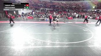 172 lbs Semifinal - Paisley Imme, LFGS Synergy vs Bryn Schmidt, Aviators Wrestling