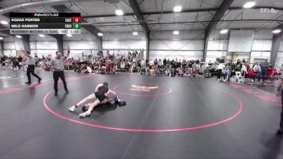 138 lbs Placement Matches (16 Team) - Kozad Porter, Cheyenne East vs Milo Harmon, Fort Collins