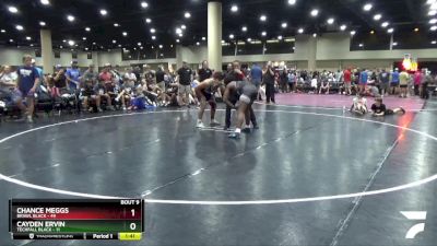 190 lbs Round 3 (6 Team) - Chance Meggs, BRAWL Black vs Cayden Ervin, Techfall Black