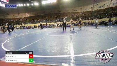 155 lbs Quarterfinal - Thomas Walter, Kansas Young Guns vs Trystin Kibble, Lawton, Ok