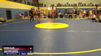 138 lbs Semifinal - Kaden Allen, Kansas City Training Center vs Armando Garcia, Dodge City Training Center