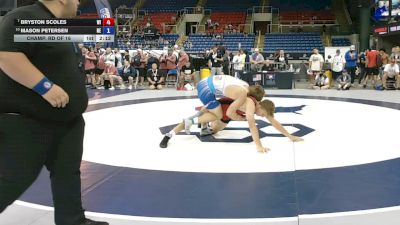 157 lbs Champ. Rd Of 16 - Bryston Scoles, Wisconsin vs Mason Petersen, Nebraska
