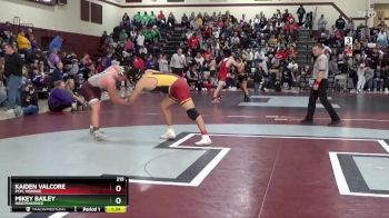 215 lbs Round 1 - Mikey Bailey, Independence vs Kaiden Valcore, PCM, Monroe