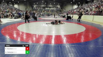 130 lbs Round Of 16 - Kaiden Boshers, Georgia vs Abigail Sekajipo, GB Wolfpack Wrestling Club