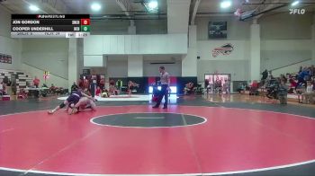 138 lbs Round 4 (6 Team) - Cooper Underhill, Hill City HS vs Jon Gordon, Seneca-Nemaha Central HS
