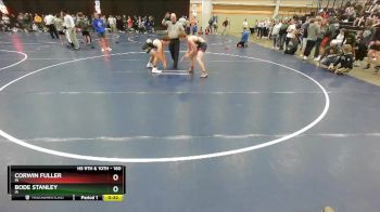 160 lbs Cons. Round 1 - Bode Stanley, IA vs Corwin Fuller, IN