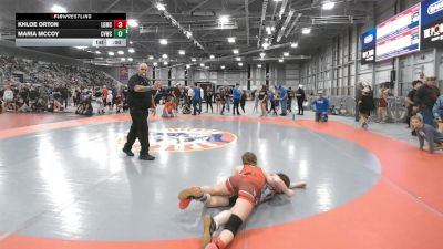 81 lbs Cons. Semis - Amber Wilson, Potlatch Wrestling Club vs Maybelle Larson, Big Game Wrestling Club MT