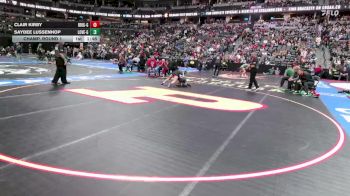 G110-5A Champ. Round 1 - Clair Kirby, Brighton Girls vs Saydee Lussenhop, Loveland Girls