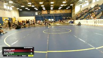 150 lbs Quarters & Wb (16 Team) - Dylan Lopez, Eagle Empire vs Elias Twigg, Black Hive