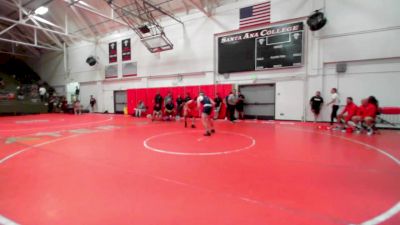 165 lbs Champ. Round 1 - Armando Vega, Bakersfield College vs Trevor Thompson, Cerritos College