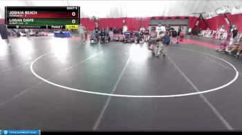 132 lbs Semis & 1st Wb (8 Team) - Logan Davis, Albert Lea vs Joshua Beach, Moorhead