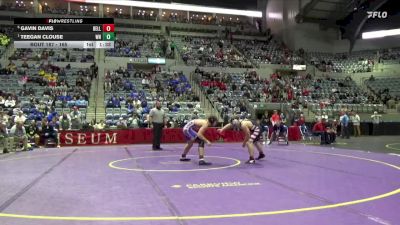 165 lbs Semifinal - Teegan Clouse, West Noble vs Gavin Davis, Bellmont (IN)