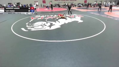 110 A Quarterfinal - Morgan Turner, Unattached vs Avy Perez, William Penn