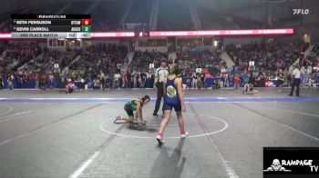 90 lbs Cons. Round 1 - Ellie Crumb, Jr Wildcats vs Nile Houston, Linn County