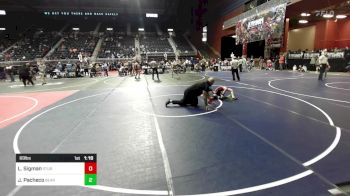 69 lbs Quarterfinal - Lincoln Sigman, Sturgis Youth WC vs Josiah Pacheco, Bear Cave WC