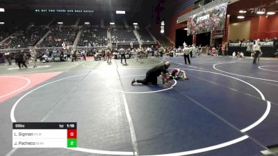 69 lbs Quarterfinal - Lincoln Sigman, Sturgis Youth WC vs Josiah Pacheco, Bear Cave WC