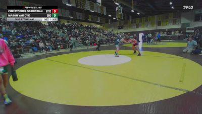 132 lbs Quarterfinal - Mason Van Dyk, Granite Wrestling Club vs Christopher Sarkissian, World Team Training Center